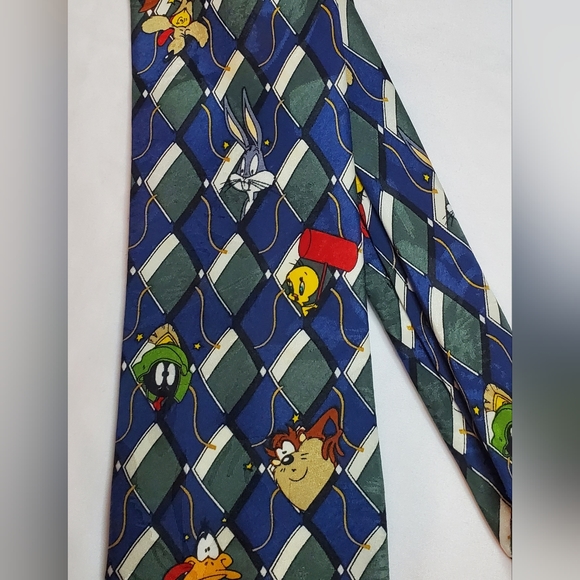 Vintage Looney Toons Warner Brothers Character Tie - Picture 5 of 5
